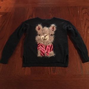 Fuzzy Llama Sweater