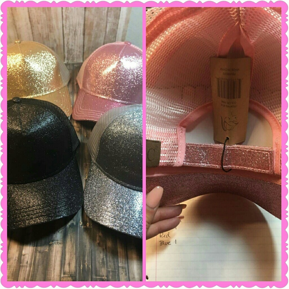 Pony tail caps.
