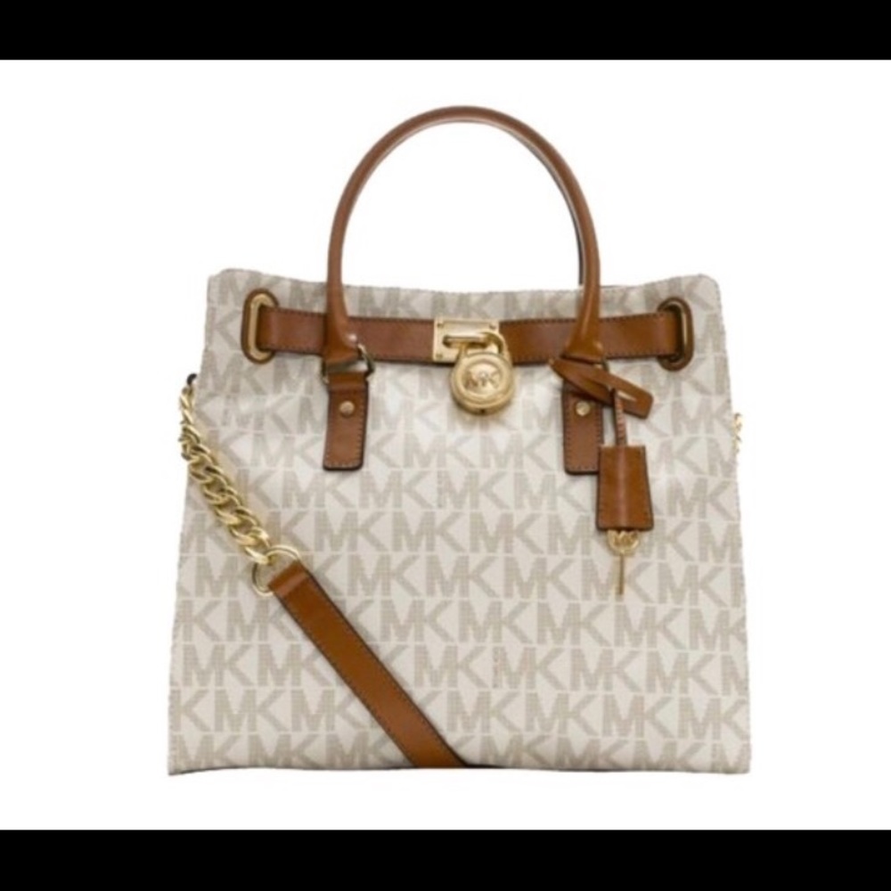 Like new used once Michael Kors large Hamilton - Picture 1 of 8