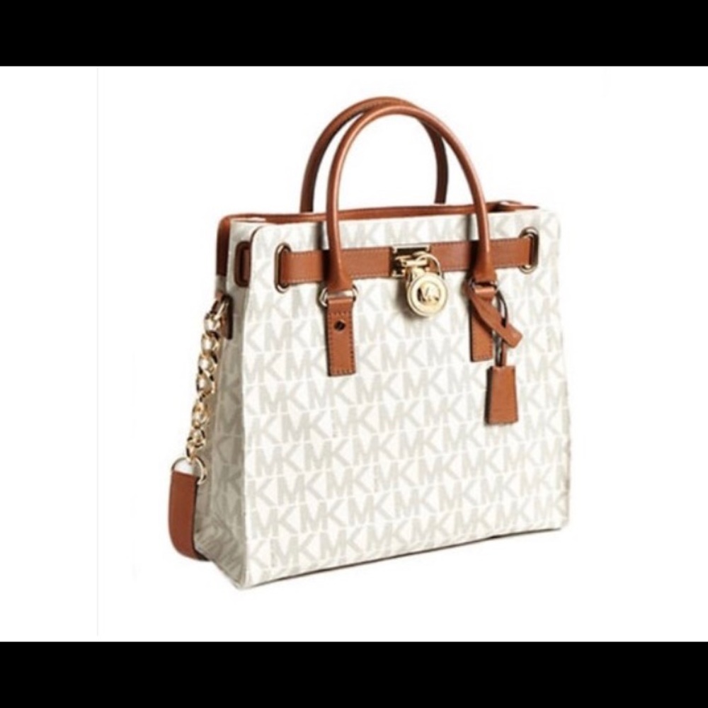 Like new used once Michael Kors large Hamilton - Picture 2 of 8