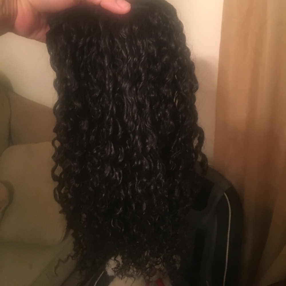 Curly Heaven Hair extensions black/brown shade 1B