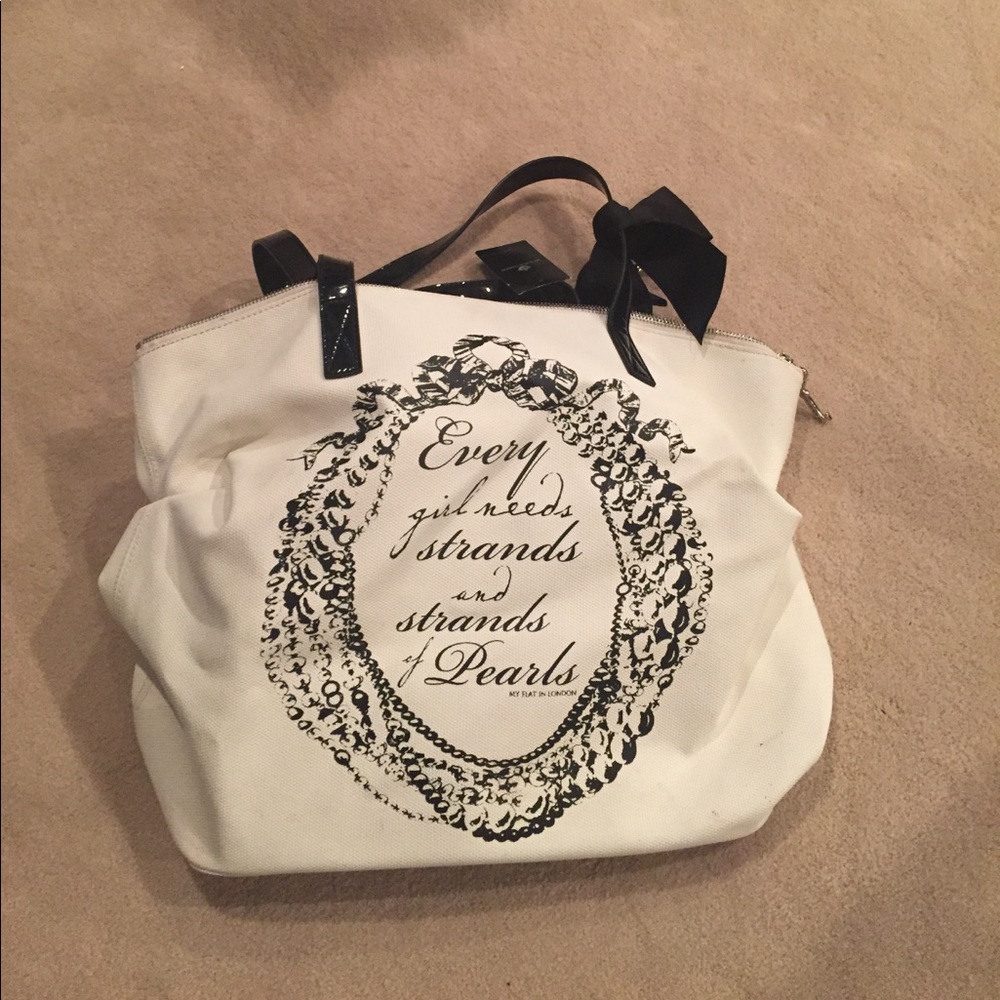 Brighton b&w large shoulder bag