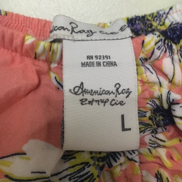 AMERICAN RAG SALMON ROSE ROMPER SZ LARGE - Picture 6 of 8