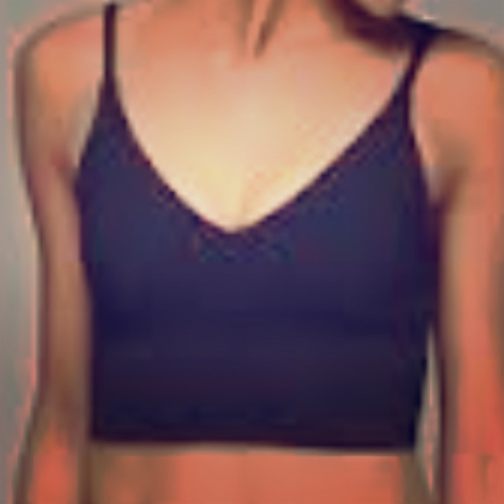 Black Lululemon solo bra