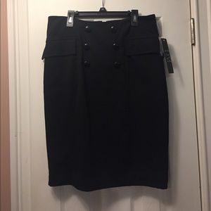 New black skirt .