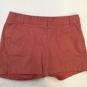 J. Crew Chino Shorts Burnt Orange Size 6