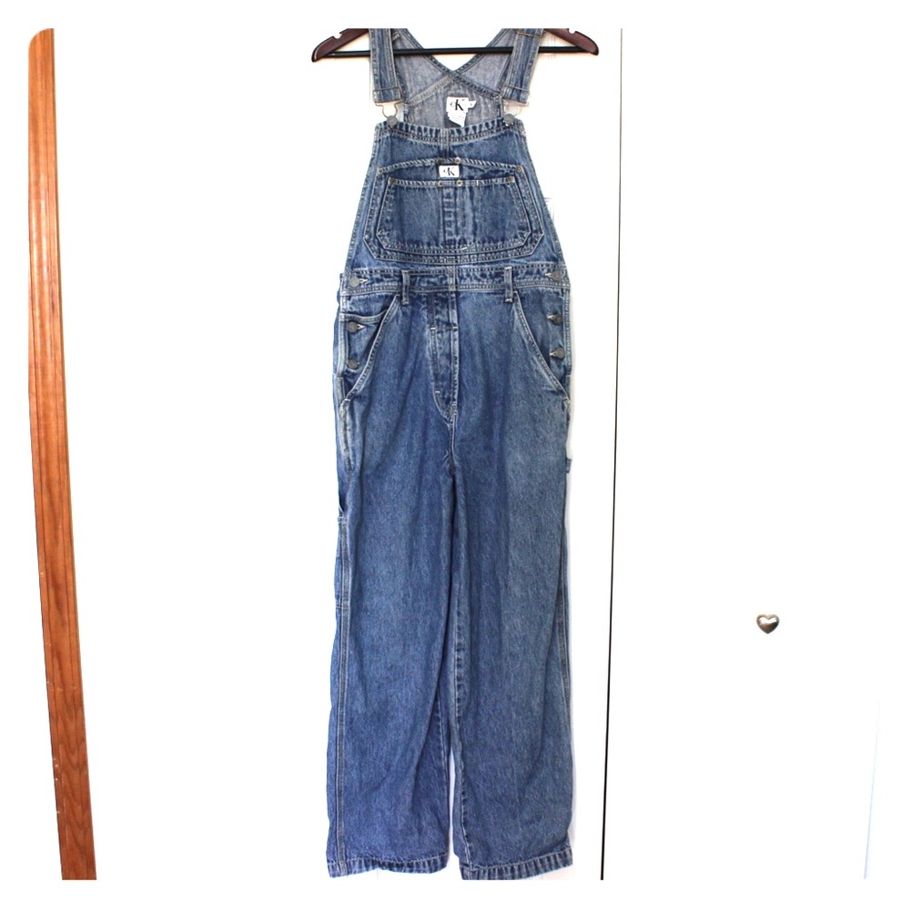 Vintage Calvin Klein denim overalls full length