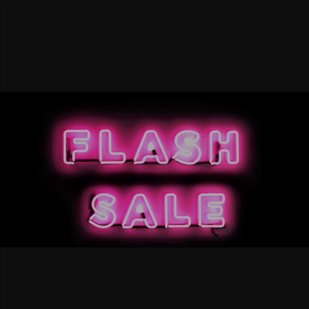 Flash sale!!
