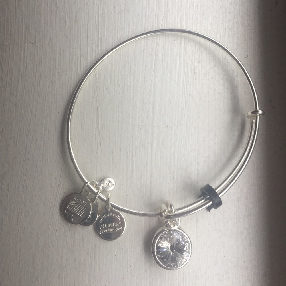 Alex and Ani April birthstone bracelet