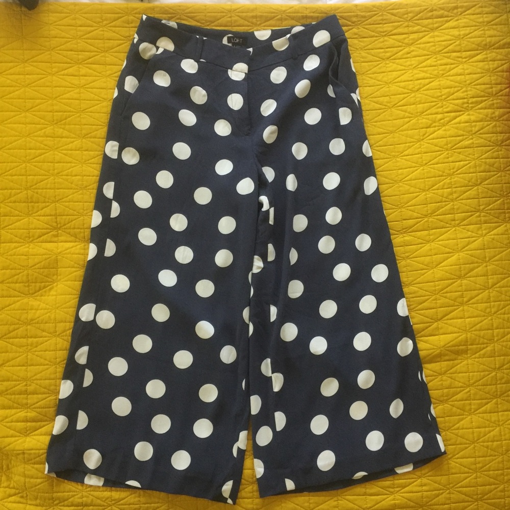 The LOFT Polka Dot Culottes.