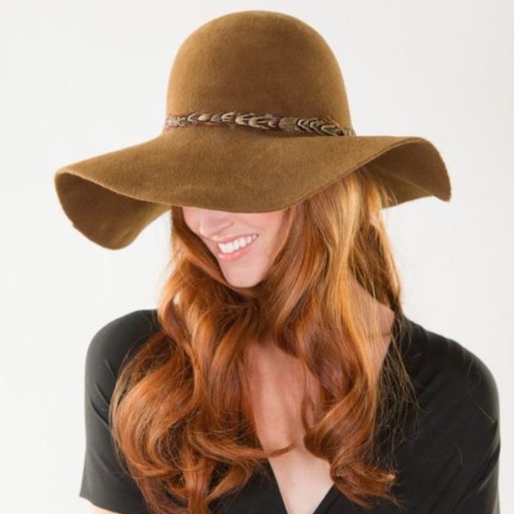 Boho Brown Floppy Hat