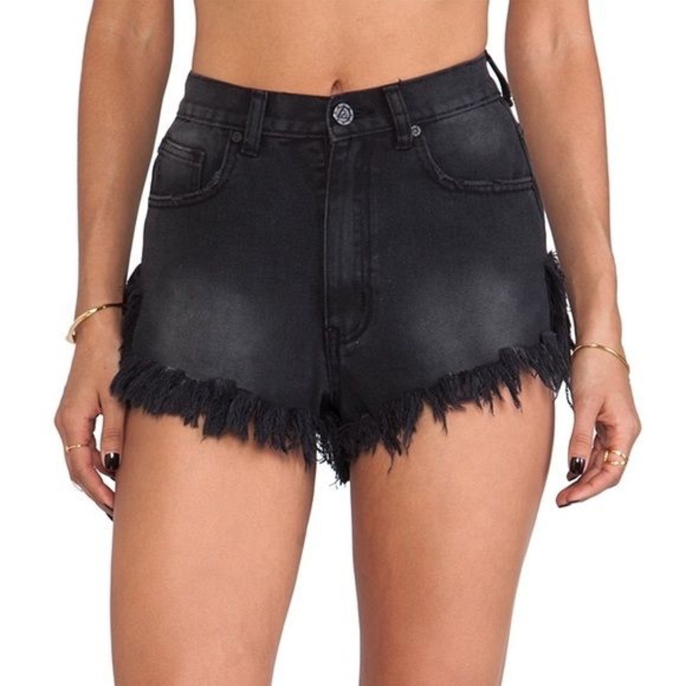 UNIF Slitz Shorts Black