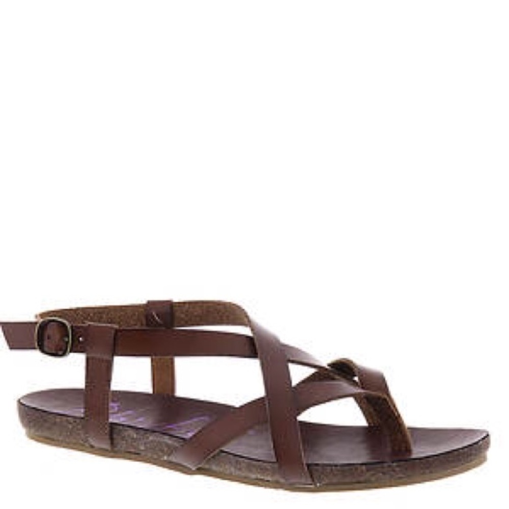 Blowfish Malibu women's brown sandal size 7