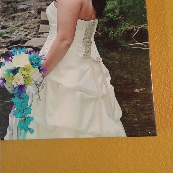 Wedding dress from David\'s Bridal