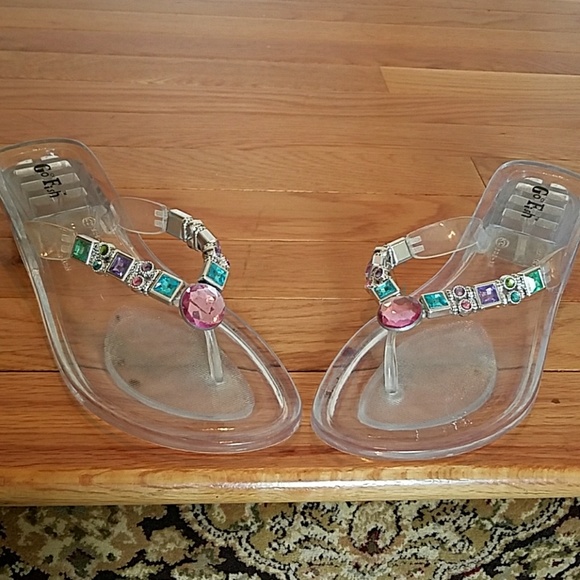 Go Fish Shoes - DEAL OF THE DAY..JEWELED GO FISH JELLY SANDALS