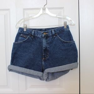 Vintage Wrangler High waist denim jean shorts