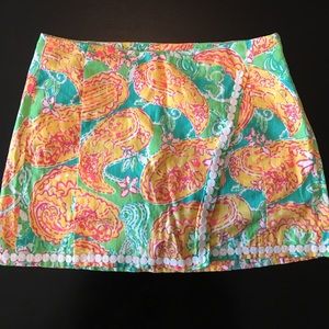 Lilly Pulitzer Pop Goes the Lemur Skort 8