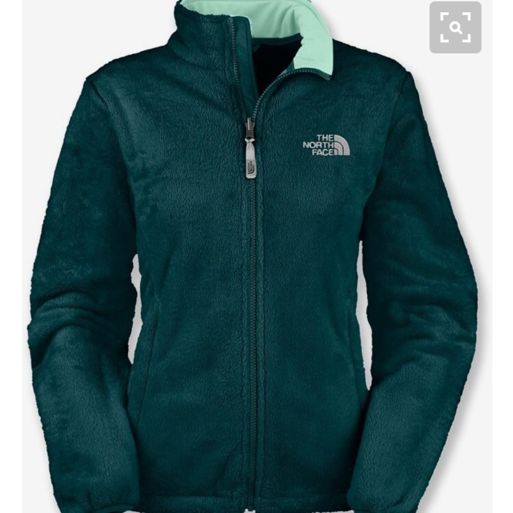 The North Face Osito Fleece Jacket teal mint color