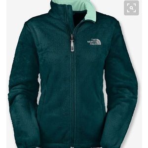 The North Face Osito Fleece Jacket teal mint color