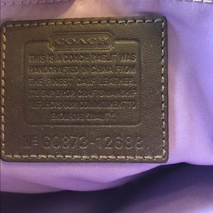 Coach Bags - Deep brown purple coach purse Coach Bags - Deep brown purple coach purse