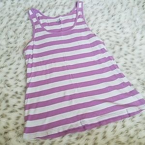 $ Purple striped tank $