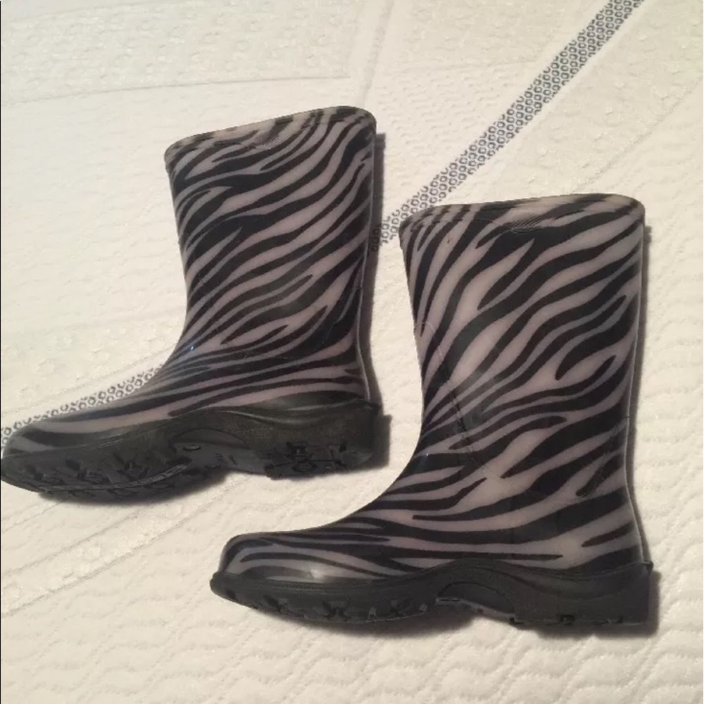 Zebra Print Sloggers Rubber Boots