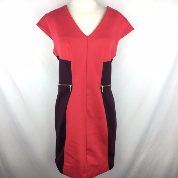 New York & Company Dresses & Skirts - NEW YORK & COMPANY STRETCH Sz L Red Dress