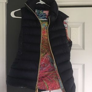 Lilly Pulitzer vest in navy