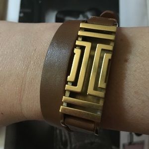 Tory Burch Fret Double Wrap Fitbit Bracelet