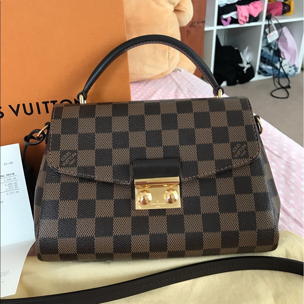 Louis Vuitton Croisette in Damier Ebene canvas
