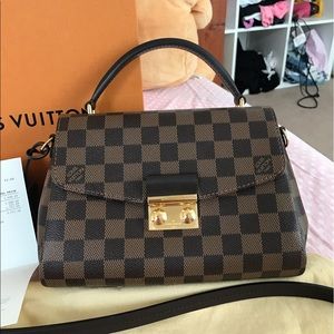 Louis Vuitton Croisette in Damier Ebene canvas