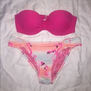 Victoria's Secret top size- 32C PINK BOTTOMS xs