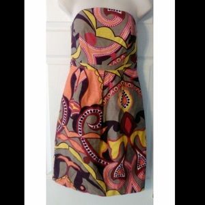 EUC Merona strapless dress