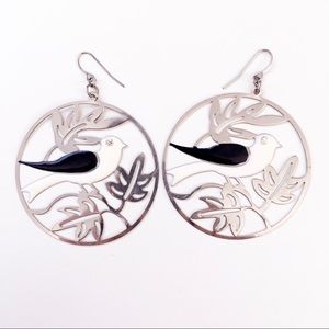 ✨B2G1Free✨ Intricate Bird Hoop Earrings