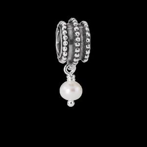 Pandora hanging pearl charm