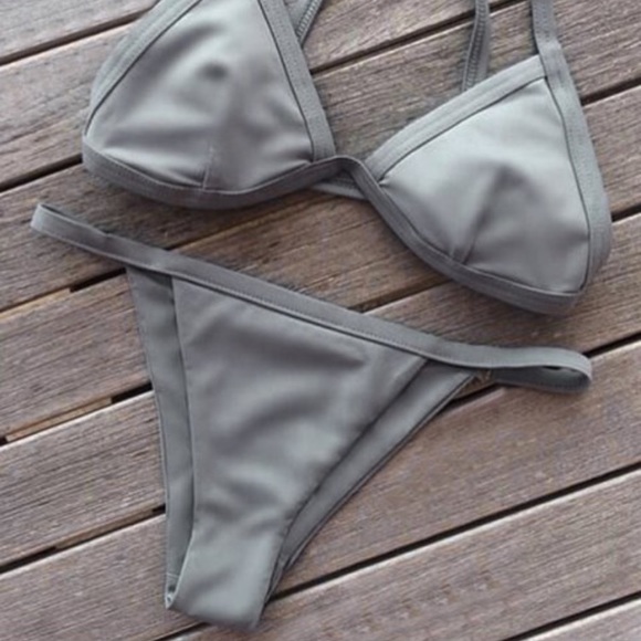 Other - Grey cheeky bikini bottom