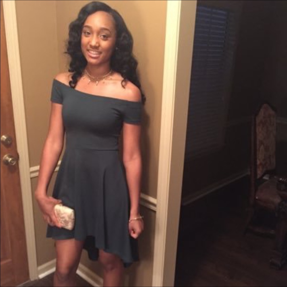 Off the shoulder dress