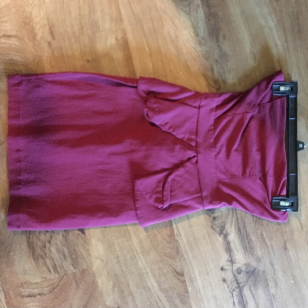 Maroon Dress