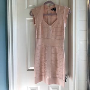 Pink French Connection bandage dress