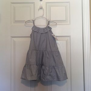 Osh Kosh Dress-blue and white striped maxi