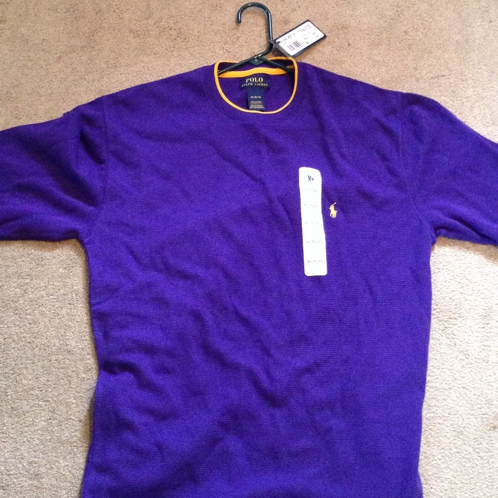 Ralph Lauren Polo crew neck thermal long sleeve XL