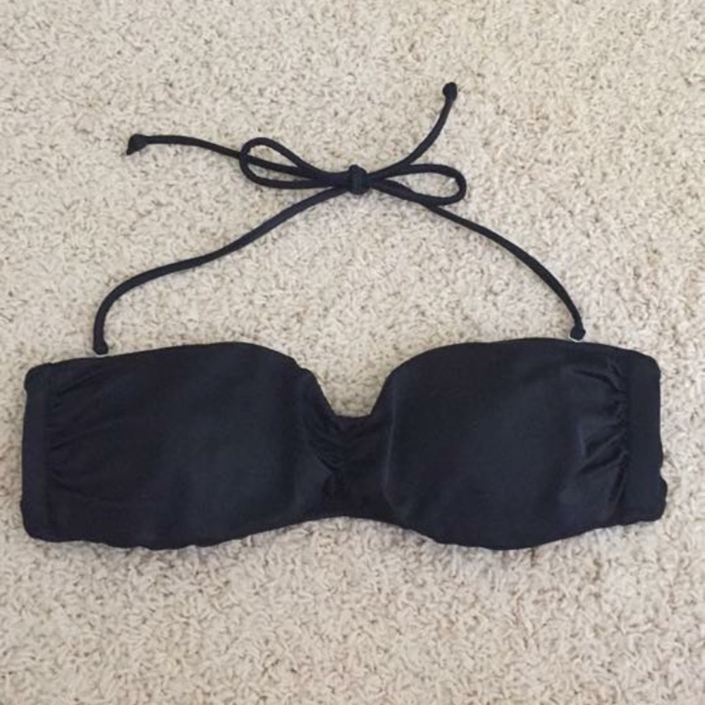 Black bikini top