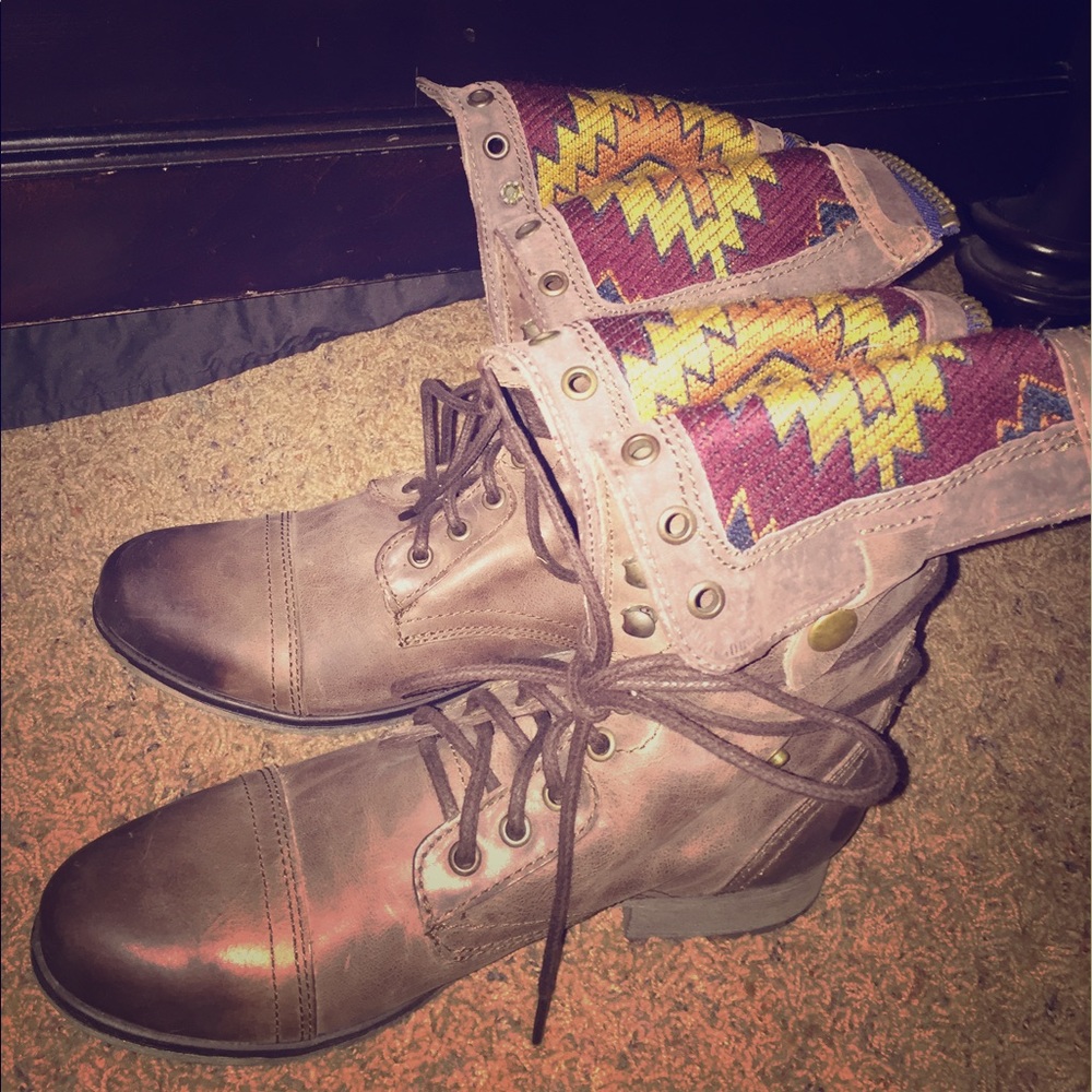 Steve Madden Combat Boots