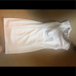 White Bridal graduation backless jeweled dress