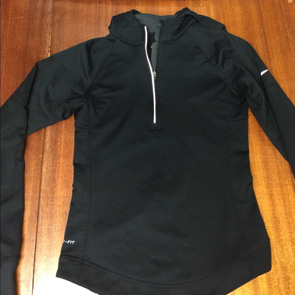 Nike Dri-fit Black Quarter-Zip jacket