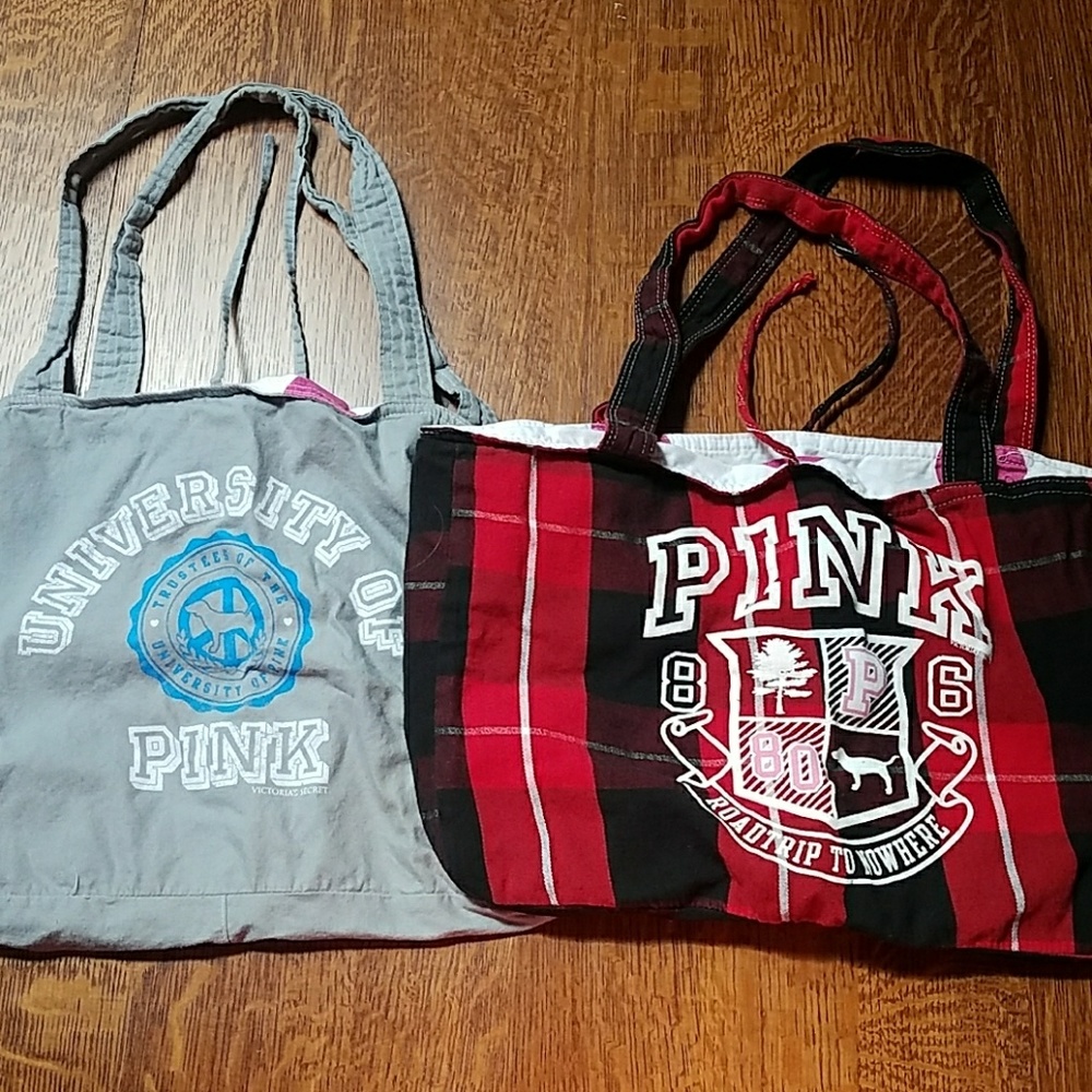 Victoria's secret pink totes