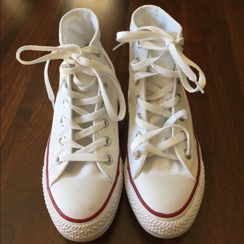 White high top converse