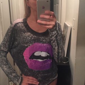Long sleeved lips too from Bloomingdales