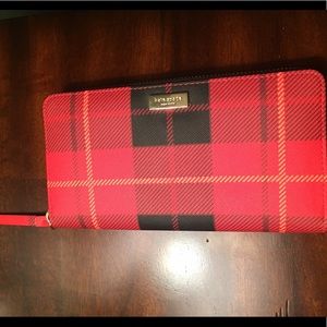 Red Plaid Wallet