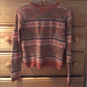 Patterned Fall Pullover Sweater